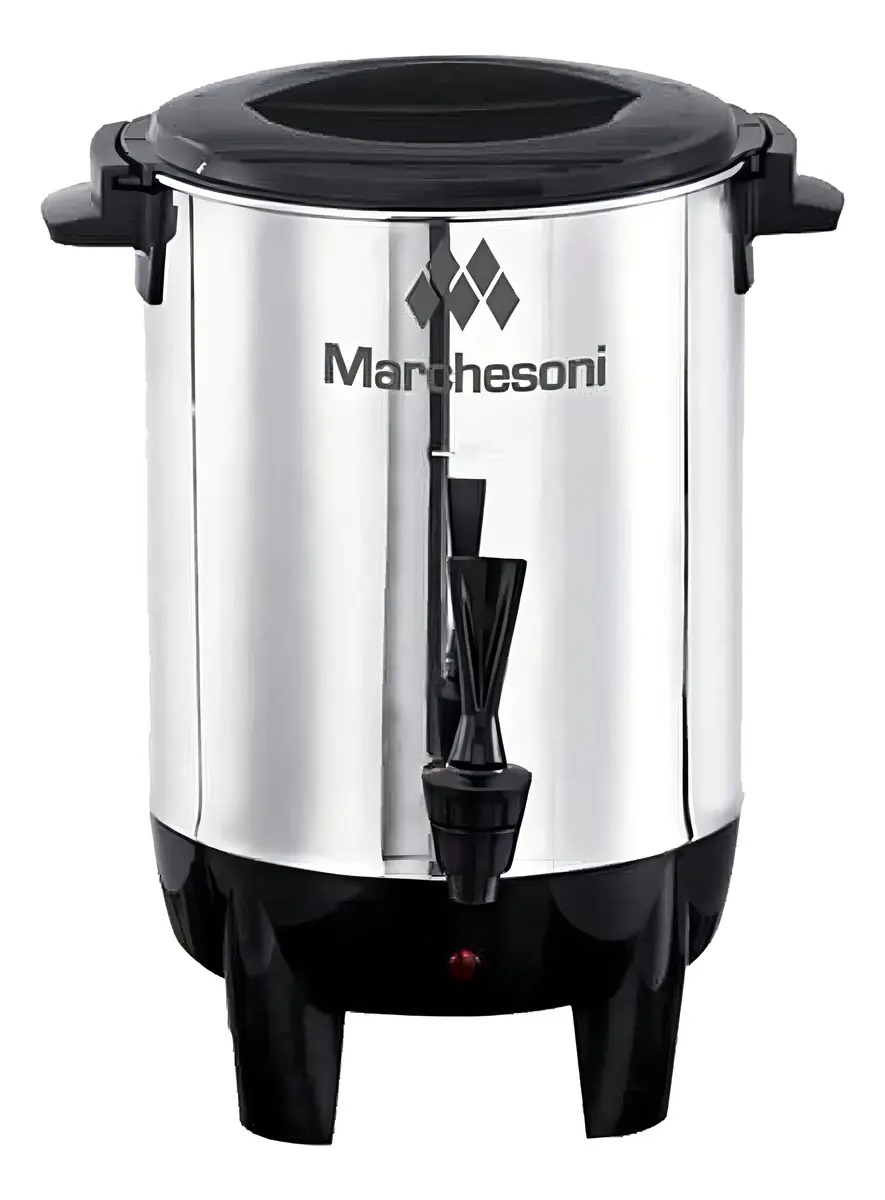 Cafeteira Inox 2 Litros Ajuste Automático Marchesoni Café Cor Prateado