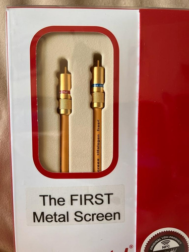 Imagen 2 de 4 de Cable Rca Van Den Hul The First Metal Screen 1,2 Mts