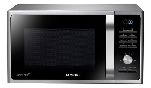 Microondas Samsung Con Grill Ceramico 28 Litros Silver