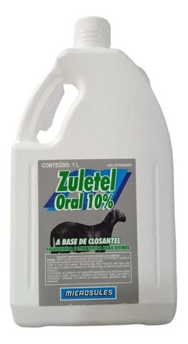 Zuletel Oral 1 Litro Closantel 10% Bovino Ovino 