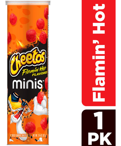 Bote De Cheetos Minis Flamin Hot Bites 100 G