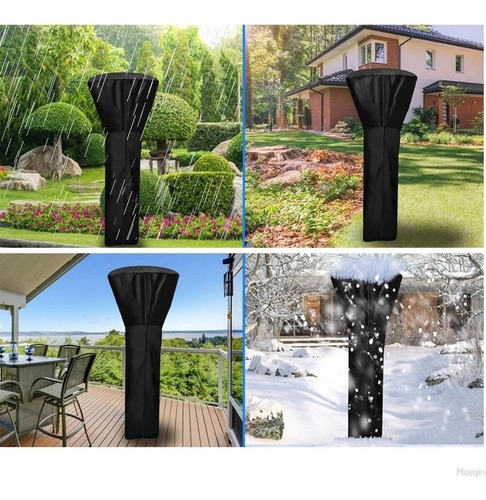 Cubierta Calentador Patio Funda Protector Redonda Exterior
