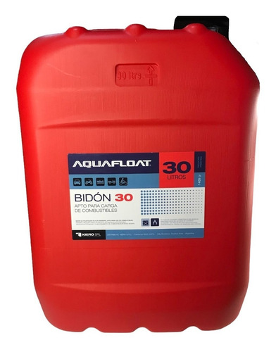 Bidon Combustible Nafta Gasoil 30 Litros Aquafloat 