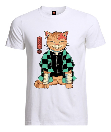 Remera Estampada Varios Diseños Orientalismo Gato Meditando