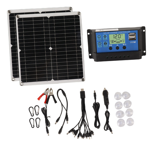 Kit De Painel Solar Painel Solar 50w Conjunto De Controlador