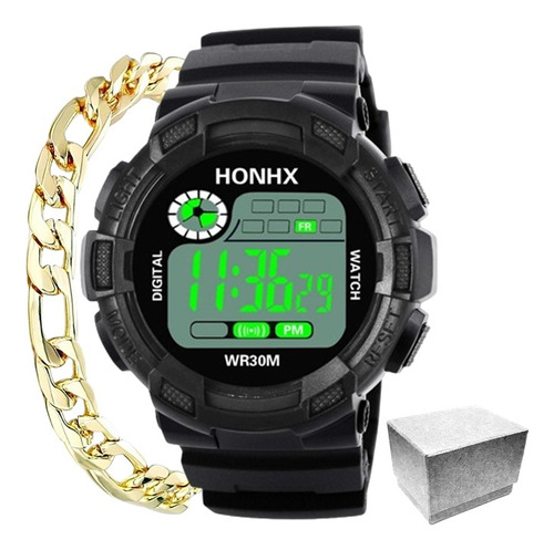 Combo Reloj + Pulsera Para Hombre Referencia 003