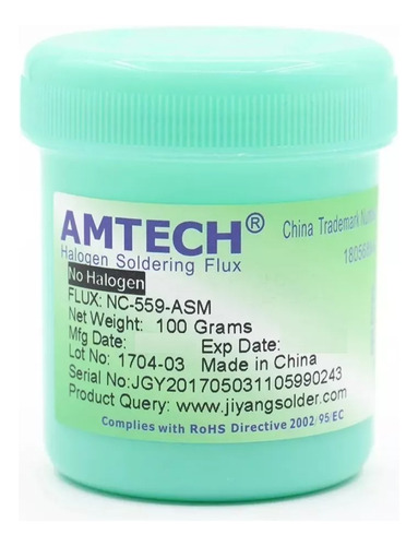 Flux En Pasta Amtech Nc-559 Pote 100gr Reballing Bga