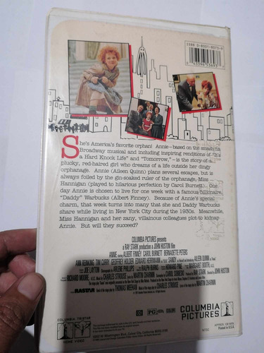Annie Vhs Idioma En Ingles No Tiene Subtitulos (Usado)