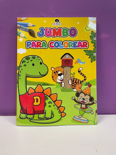 Libro Jumbo Para Colorear Mirlo Preescolar