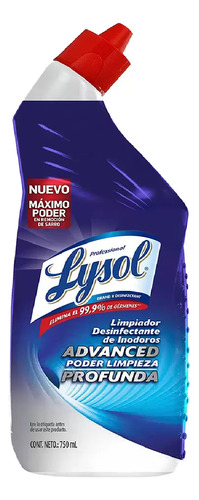 Lysol Advanced Limpiador Desinfectante Para Inodoro 4pzs Msi
