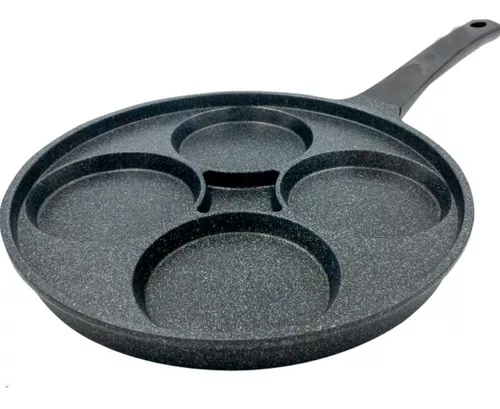 Sartén Wok Mármol Inducción Negro — Queen Sense