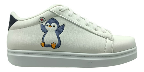 Tenis Bordados Mod. Pingüinito Para Niño Y Niña