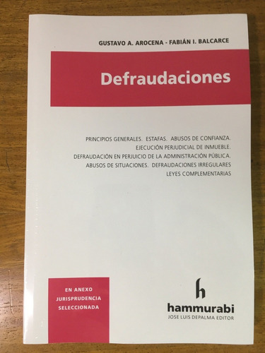 Defraudaciones - Arocena, Balcarce