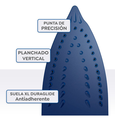 Plancha T-fal Fv1942x0 1200w Vapor Continuo Antical