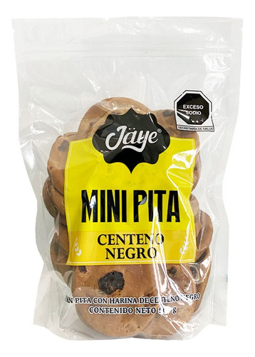 Mini Pita Centeno Negro 500g
