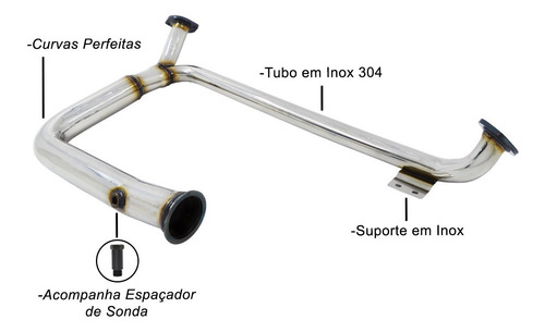 Imagem 4 de 6 de Downpipe Ths Inox 304 Porsche 718 Cayman Boxster 2.0 Turbo