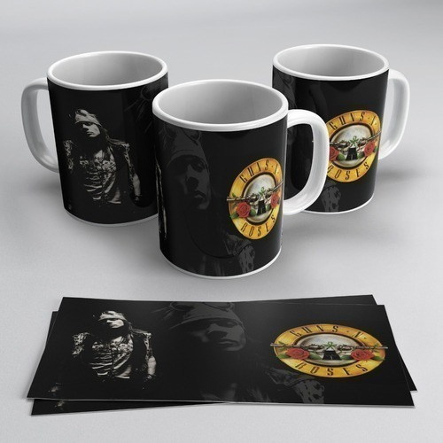 Imagen 3 de 9 de Plantillas Para Sublimar Tazas Bandas Metal Y Rock