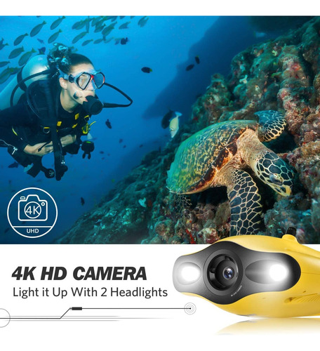Gladius Mini Dron Submarino, Cámara Submarina 4k Uhd Para Vi