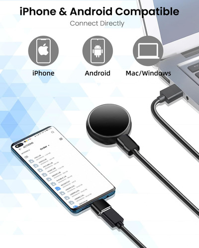 Grabadora De Voz De 64gb Con Reducción Inteligente De Ruido