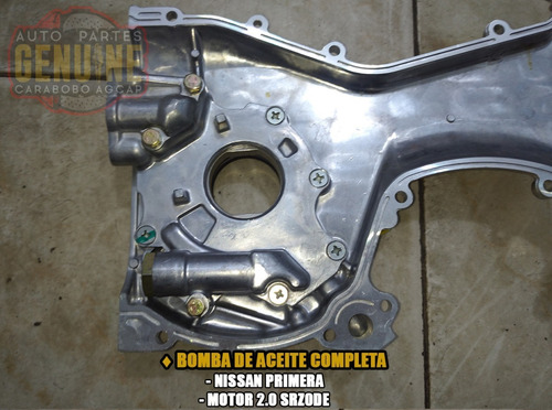 Bomba De Aceite Nissan Primera Motor 2.0 Srz0de