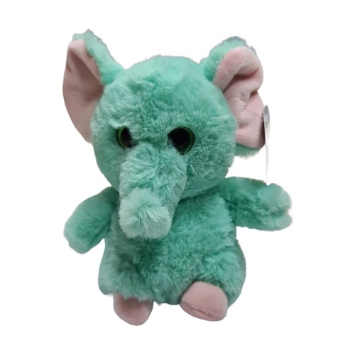 Peluche Elefante Turquesa 18cm 