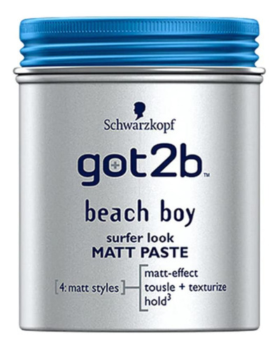 2 X Got2b Beach Matt Paste Surfer Look 99g - Sch