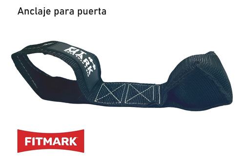Cinta De Suspensión Trx Anclaje Acero Fitness Entrenamiento Negro
