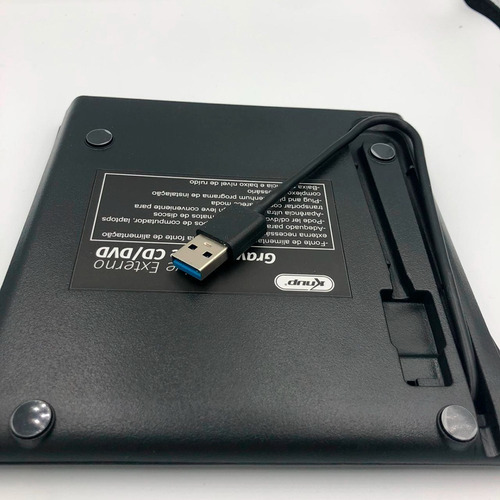 Imagem 9 de 10 de Gravador De Dvd Cd Externo Para Notebook 5 Gbps Usb 3.0
