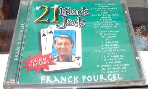 Franck Pourcel. 21 Black Jack Cd Original Usado. Qqa.