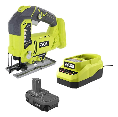 Sierra Orbital Ryobi One+, 18v, Para Madera, Amarillo