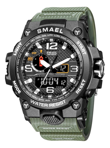 Reloj Analogico Deportivo Smael 1545 Militar Cuarzo