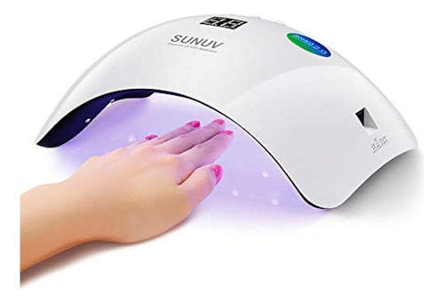 Lámpara De Uñas De Gel Uv Led, Secador De Uñas Sunuv Luz De 