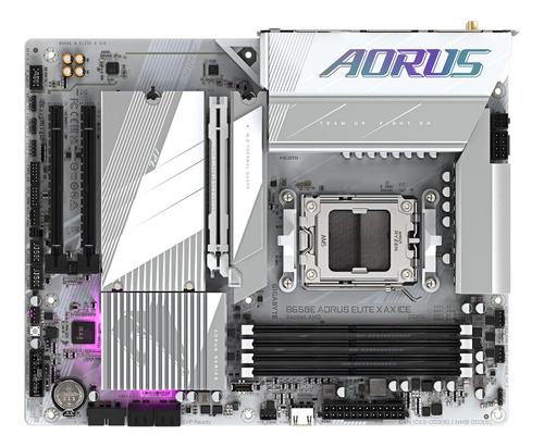 Placa-mãe Gigabyte B650e Aorus Elite X Ax Ice Am5 Lga 1718