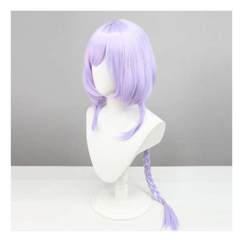 Genshin Impact Qiqi Zombie Cosplay Peluca Largo Pelo 95cm