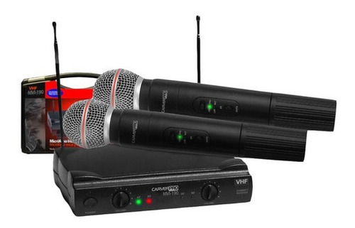 Microfono Inalámbrico Mano Doble Carverpro - Envío Gratis