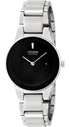 Reloj Citizen Ga105051e Ecodrive Acero Color de la malla Plateado Color del bisel Plateado Color del fondo Blanco