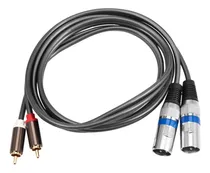 Comprar G Cable Doble Rca Macho A Xlr Macho De 1,5 M, 2 Xlr A 2