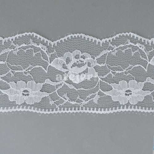 Imagen 5 de 6 de Puntilla Mercería Nylon Art 734 De 60mm X 10 Metros