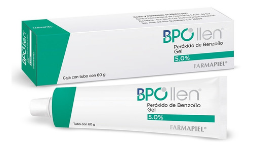 Bpollen Gel Peróxido De Benzoilo 5%  60gr Elimina Acné