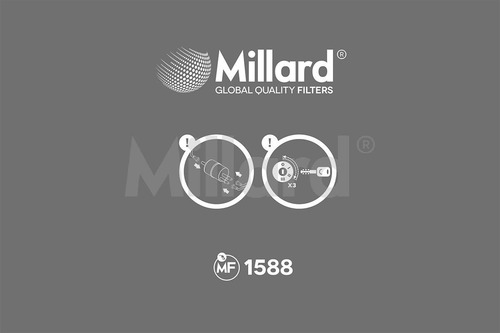 Filtro Gasolina Millard Mf1588 Con Retorno Jeep Wagoneer