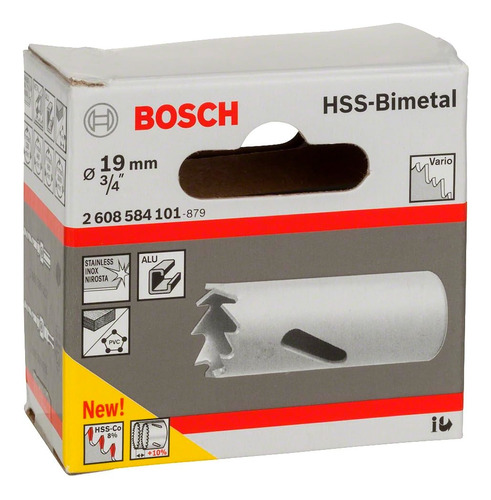 Sierra Bosch Copa Cobaltada Bimetal 19mm 3/4 