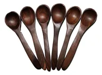 Comprar Cucharas De Madera Tejvij And Sons, 6 Cucharas De Sopa De De