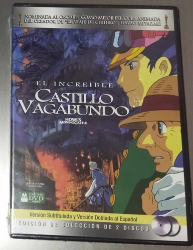 El Increíble Castillo Vagabundo / 2 Dvd Nuevo