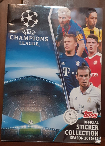 Album Figuritas Futbol * Champions League 2016-17 * Vacio