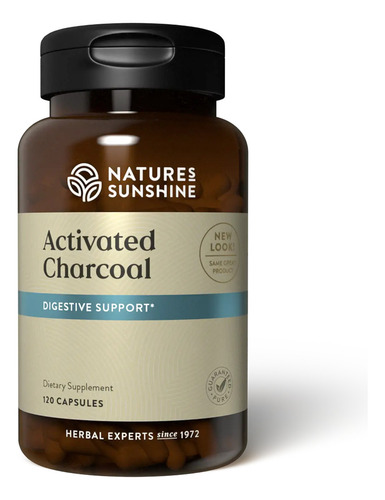 Natures Sunshine Charcoal (activated) 120caps