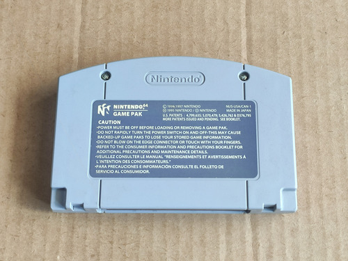Super Smash Bros -- 100% Original -- Nintendo 64 / N64 #2 (Usado)