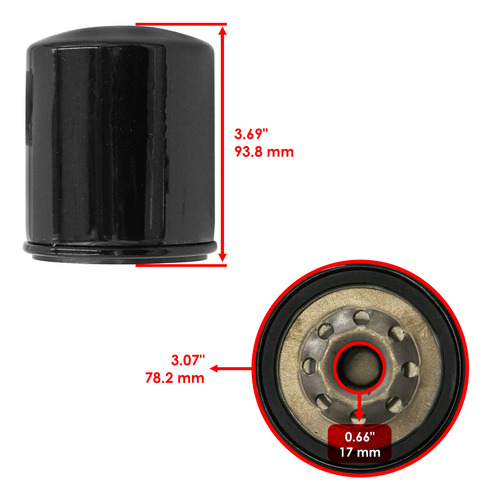 Caltric Oil Filter For Harley Davidson Flhr 1fbm Road Ki Cch