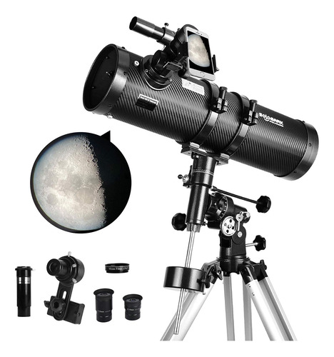 Refletor Newtoniano Telescope Solomark 130eq Para Adultos