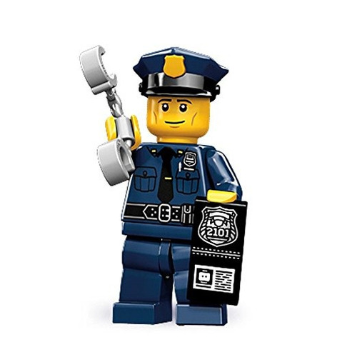 Lego 71000 Serie-9 Hombre Policía Minifigure