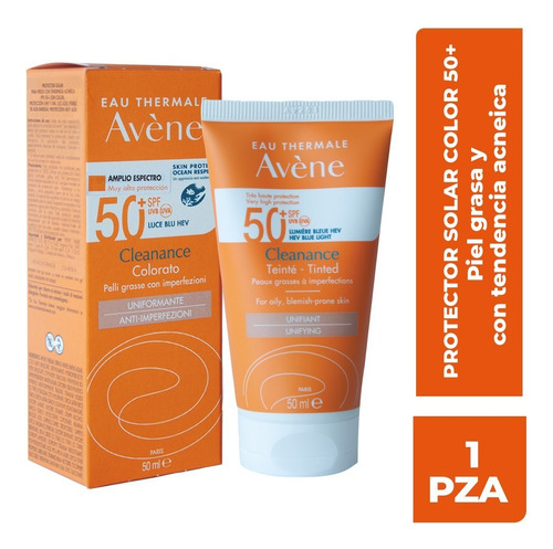 Protector Solar  Avène  Con Color Cleanance Solar 50fps  50ml